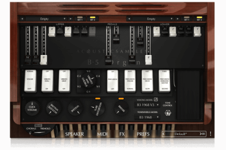 Acousticsamples B-5 Organ V3 Synth Presets